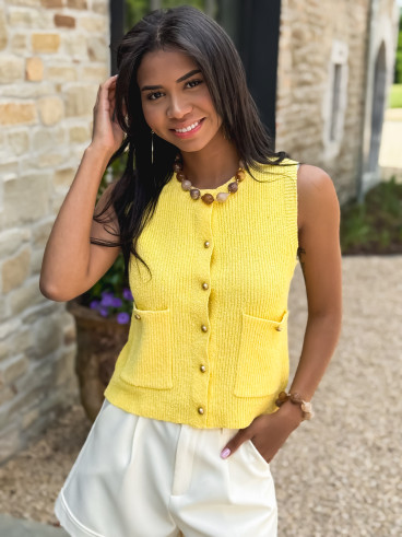 Blouse Hélénie - Jaune