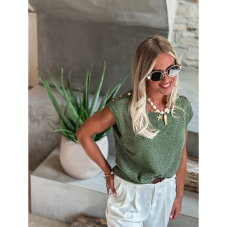 Blouse Loraline - Kaki