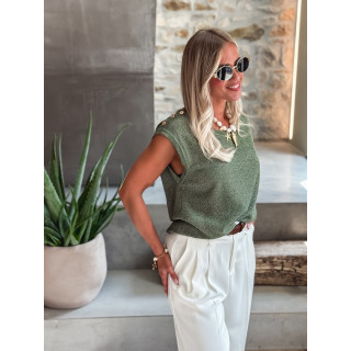Blouse Loraline - Kaki