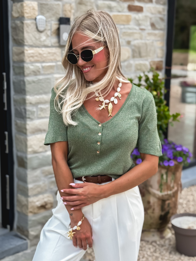 Blouse Eloïa - Kaki