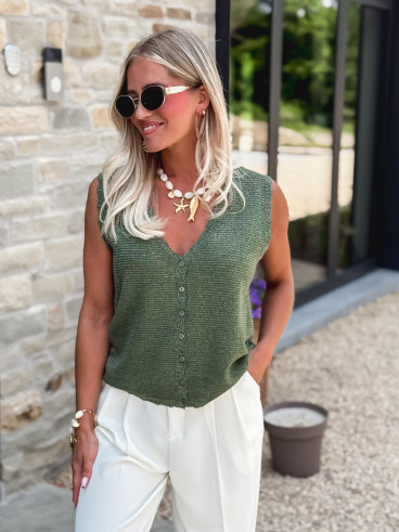 Blouse Taliyah - Kaki