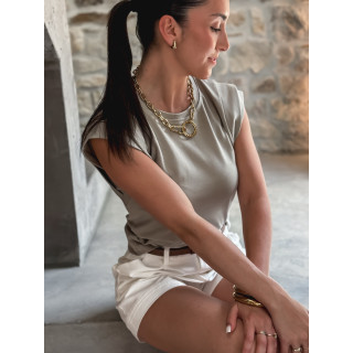 T-shirt Athènes - Kaki