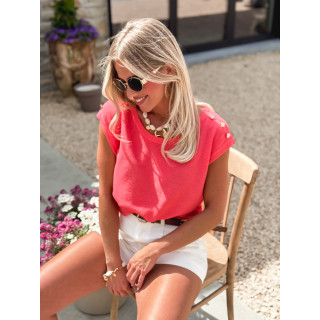 Blouse Loraline - Corail