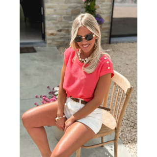 Blouse Loraline - Corail