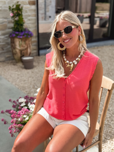 Blouse Taliyah - Corail