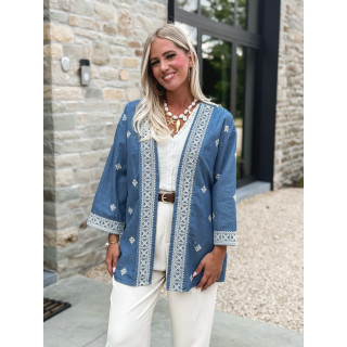 Gilet Ofélia - Bleu jeans