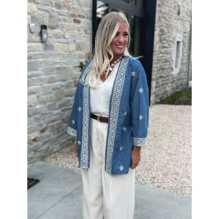 Gilet Ofélia - Bleu jeans