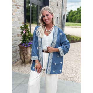 Gilet Ofélia - Bleu jeans
