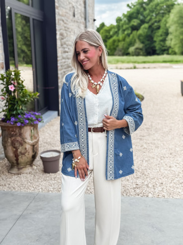 Gilet Ofélia - Bleu jeans