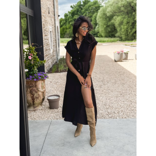 Robe longue Kalani - Noir