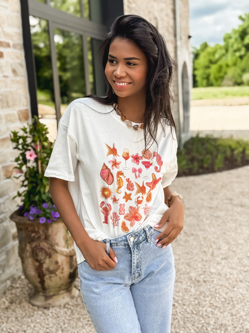 T-shirt Calabre - Ecru