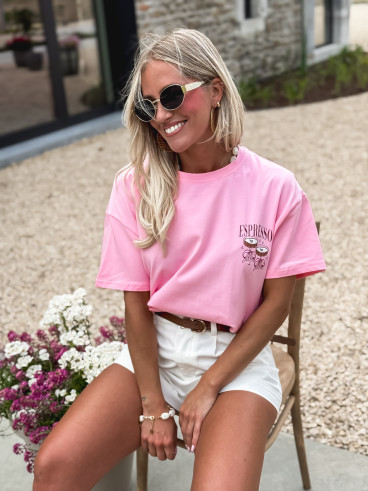 T-shirt Espresso - Rose