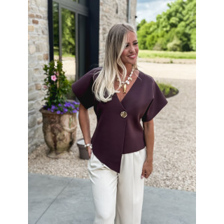 Gilet Savia - Chocolat