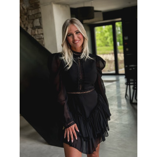 Robe courte Athalié - Noir