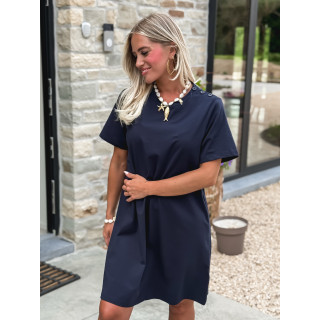 Robe courte Lénaé - Bleu marine