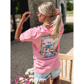 T-shirt Andiamo - Rose