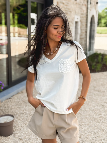 T-shirt Meïssa - Blanc