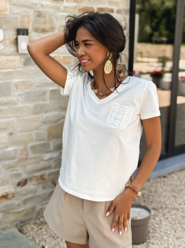 T-shirt Meïssa - Blanc