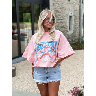 T-shirt Marvelous - Rose