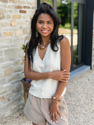 Blouse Taliyah - Blanc