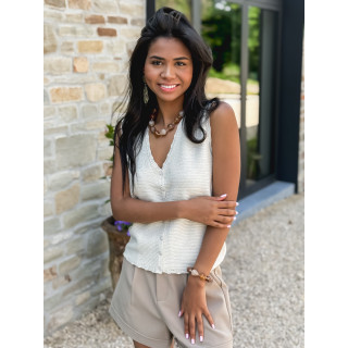 Blouse Taliyah - Blanc