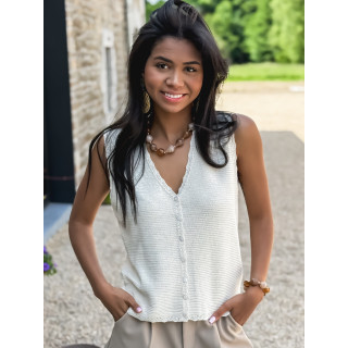 Blouse Taliyah - Blanc