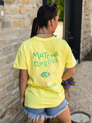 T-shirt Matcha - Jaune