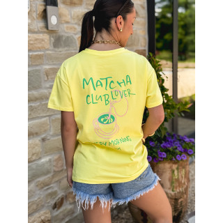 T-shirt Matcha - Jaune