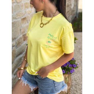 T-shirt Matcha - Jaune