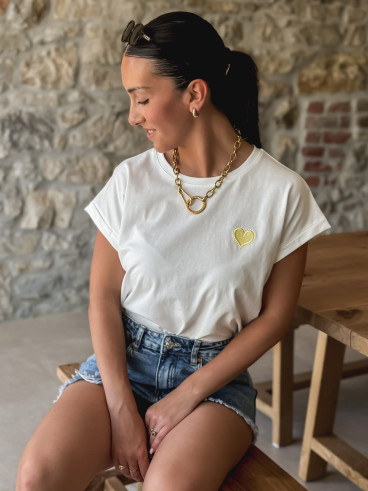 Majo66125 blanc jaune