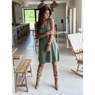 Robe courte Lyra - Kaki