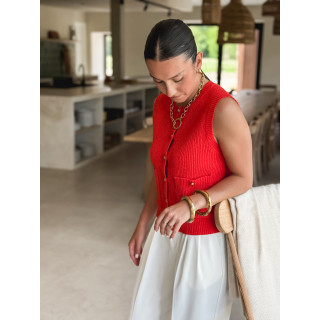 Blouse Hélénie - Rouge