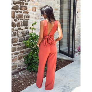 Pantalon Aélise - Terracotta