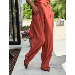 Pantalon Aélise - Terracotta
