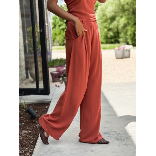 Pantalon Aélise - Terracotta
