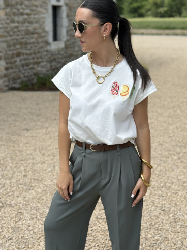 T-shirt Gelato - Blanc