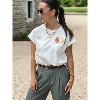 T-shirt Gelato - Blanc