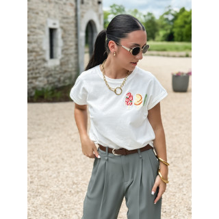T-shirt Gelato - Blanc