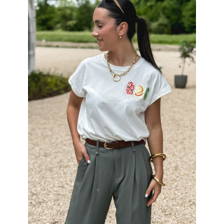 T-shirt Gelato - Blanc