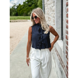 Blouse Angélia - Bleu marine