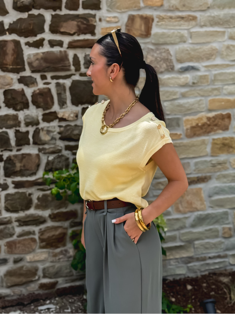 Blouse Loraline - Jaune