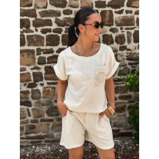 Ensemble Angélie - Crème