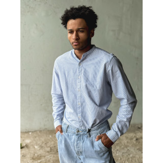 Chemise lignée Lessandre - Bleu/Blanc