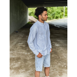 Chemise lignée Lessandre - Bleu/Blanc