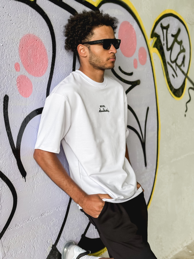 T-shirt Bye - Blanc