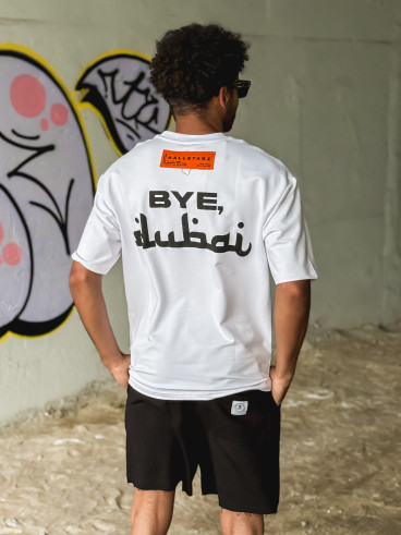 T-shirt Bye - Blanc
