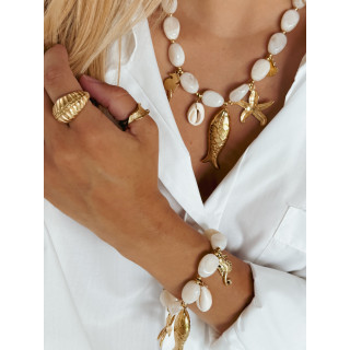Collier Madoline - Nacré/Doré