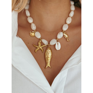 Collier Madoline - Nacré/Doré