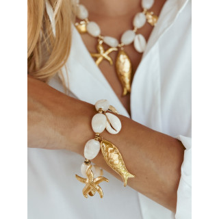 Collier Madoline - Nacré/Doré