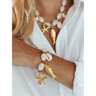 Collier Madoline - Nacré/Doré
